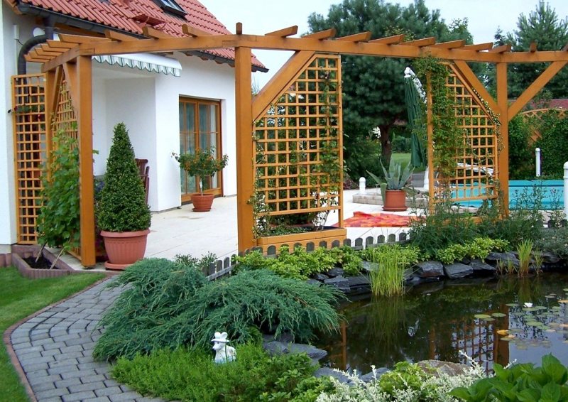 Арка в саду - фото самых красивых и стильных зеленых конструкцийall-designstroy.ru